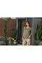 26592 Women's Patterned Capri Set - 2