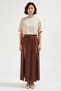 Women's Maxi Beach Skirt Slit a Line Cutout Knitted Viscose Elastane Unlined Comfortable Casual Modern Stylish - 4