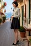 Women's Mini Flared Skirt Plaid Chiffon Lined Regular Waist Casual Daily Comfortable Cut Modern Stylish Comfortable - 2