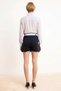 Women's High Waist A-Line Mini Skirt with Belt Color Block Interlock Knitted Comfortable Daily Casual Modern - 5