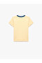 Crew Neck Short Sleeve Print Detailed Cotton T-Shirt - 2