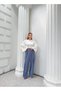 Women's High Waist Relaxed Fit Palazzo Pants - 3