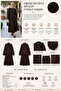 Mira Ruffle Detailed 4 Layer Muslin Skirt Set – Brown - 6