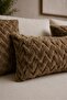 Bohemian Decorative Pillow and Cushion Cover 30X50 cm Brown Zigzag - 2