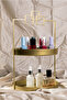 2-Tier Gold Metal Organizer - Multi-Purpose Organizer - Luna Kare - 4