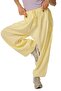 Elastic Waist Loose Cut Flowy Summer Balloon Pants Yellow - C912 - 2