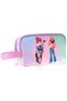 Girl's Be You Printed Green - Purple Color Primary School Pencil Bag - Pencil Holder - W6087 - 2