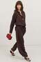 Dark Brown Relax Fit Lyocell Women's Shirt - 4