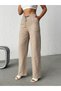 Women's High Waist Palazzo Wide Leg Linen Trousers