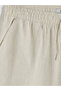 Gray Loose Fit Muslin Men's Shorts - 7