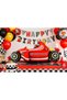 Red Race Car Foil Balloon 52X110 cm Birthday Children's Party Decoration