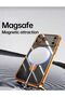 Phone Case Compatible with Apple Iphone17 Pro Max Case with Ring Stand, Magnetic Slim Shockproof Cover with Camera Lens Protection, Anti-Scratch Hard Back Phone Case (Orange) - 5