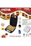 Electric Waffle Maker | Non-Stick Waffle Iron with Adjustable Temperature Control | Cool Touch Housing - 6