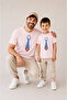 Father Son Combination Sold as a Single Item 100% Cotton Oversize T-Shirt Father's Day Gift