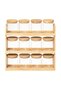 12 Glass Spice Jars with 3-Tier Bamboo Spice Rack Organizer, Airtight Kitchen Storage Set for Herbs, Seasonings, Tea and Dry Foods, Countertop Spice Holder, Pantry and Cabinet Organizer - 7