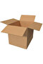 Corrugated Moving Boxes 5-Pack | Double Wall 5-Ply Brown Cardboard Cartons | 50×35×32 cm | 25 KG Capacity | Heavy Duty Packing Boxes for Moving, Shipping & Storage - 2