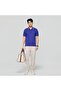 Men’s Slim Pique Solid Polo with Flat Knit Collar - 2