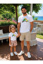 Father Daughter Combination Sold as a Single Item 100% Cotton Oversize T-Shirt Father's Day Gift