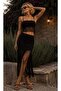 Black Tassel Detailed Mini Salsa Skirt - Show Your Style! By