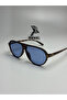Leopard to Blue Drip Model Uv400 Sunglasses - 4