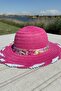 Summer Gift Girl's Straw Pink Hat |   Sun Protection Beach Hat - 5