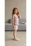Girls' Summer T-Shirt Shorts Set Cotton Butterfly Print Casual Comfortable Two-Piece Set 2-3-4-5-6-7-8-9 Years Old - 4