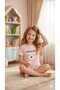 Girls' Summer T-Shirt Shorts Set Cotton Butterfly Print Casual Comfortable Two-Piece Set 2-3-4-5-6-7-8-9 Years Old - 4