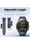 Silicone Watch Band Compatible with Huawei GT6 / GT6 Pro 46mm, Comfortable, Skin-Friendly Quick Release Wristband with Adjustable Buckle for GT Watch (Midnight Blue) - 3