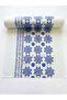Sufra Roll Table Sheet Plastic Table cloth, Blue color Flower print (180mtr x 1.42mtr x 10kg).