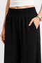 Wide Waist Elastic Summer Comfortable Women's Linen Trousers - 2
