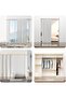 Stainless Steel Tension Shower Curtain Rod, Adjustable No Drill Curtain Pole for Bathroom, Closet, Window, Room Divider, Anti-Slip, Rustproof - 5
