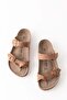 Unisex Tan Soft Pad Sole Flip Flops Daily Comfortable Summer Home & Outdoor Slippers - 2