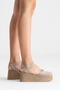 Connell Women's Genuine Leather Sandals Mink Suede - 7