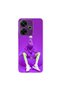 Redmi 13 Compatible No Face 6 Design Transparent Case