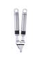 Stainless Steel Eco Garlic Press With Rubbergrip Silver