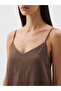 V-Neck Rope Strap Muslin Dress - 2