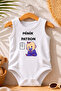 Zero Sleeve Summer Baby Bodysuit 100% Cotton Little Boss Printed
