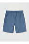 Two Mt Shop Quality Blue Gabardine Plain Standard & Regular Boys' Shorts - 2