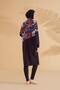 Full Covered Hijab Swimsuit Set Floral Patterned Parachute Fabric 4 Piece - M2313 - 7