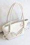 Soft Leather Shoulder Bag with Lace Detail, Large Internal Volume, Shoulder Bag En33 Size23 - 2