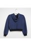 Girl's printed crop hoodie sweatshirt 6-16 years - 422309 - 3
