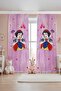 Princess and Red Apple Patterned Children's Baby Room Background Curtain (Single Panel Pricing)