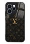 Oppo Reno 15 Pro Black Marble Gold Lv Design Glossy Phone Case