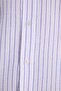 Men's relaxed fit short sleeve muslin shirt in blue stripes - 7