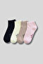 Women's 4-Pack Cotton Bootie Socks