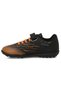 Leona Tf F 5Pr Kids Neon Orange-Grey (31-35) Astroturf Football Shoes - 3
