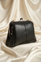 Gl-001 Burslu Women's Shoulder Bag Clip-On Handbag Crossbody Bag Black - 2