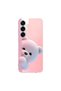 Samsung Galaxy S25 Plus Compatible Plush 1 Design Transparent Case