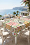 Modern Colorful Striped Tablecloth Stain-Resistant Stylish Design for Garden Balcony - 6