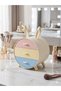 Rabbit Ear Makeup and Jewelry Organizer 3 Drawer Desktop Cosmetic Organizer Pastel Color Makeup Organizer - 6